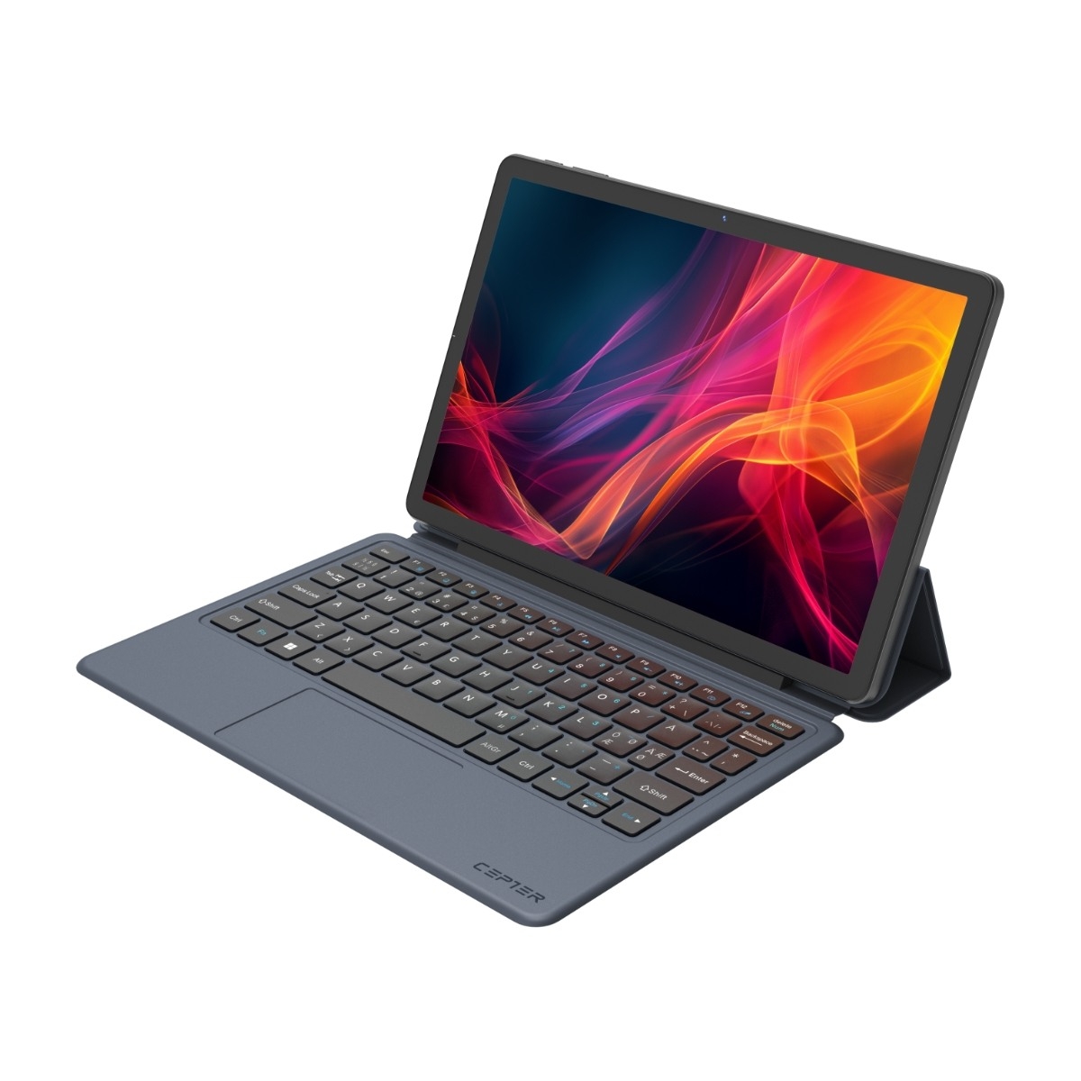Cepter Tab Lotus 10,95" (sis. näppäimistö) Wi-Fi 128 Gt, tummanharmaa