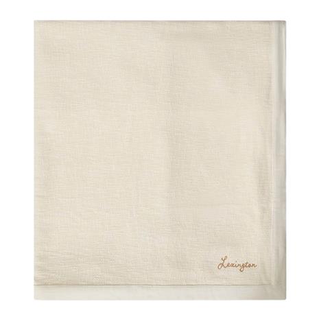 Lexington Herringbone Päiväpeite 260x240 Cm Vaalean Beige - Päiväpeitot Luomupuuvilla Light Beige - 12630100-2020-BS15