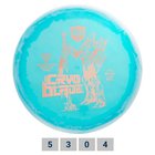 Frisbeegolfkiekko Midrange Driver C-LINE HORIZON MD5 Cryo Blade Gannon Buhr Vaaleansininen