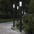 vidaXL Pollarivalot sensorilla 3 kpl 110 cm musta IP44