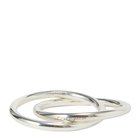 Lexington - Double-Ring Lautasliinarengas messinki 4 cm hopea