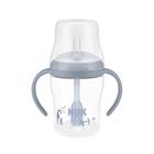 NUK Perfect Match -tuttipullo kahvoilla ja pillillä, 150 ml, pingviini, 8 kk+