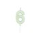 Globos Cake candle 4.5cm Pastel Mint no. 6 – kuva 1