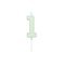 Globos Cake candle 4.5cm Pastel Mint no. 1 – kuva 1