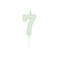 Globos Cake candle 4.5cm Pastel Mint no. 7 – kuva 1