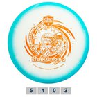 Frisbeegolfkiekko Midrange Driver C-Line Glow Horizon MD4 Eternal Void 2 vaaleansininen