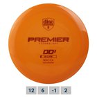 Frisbeegolfkiekko DISCMANIA Distance Driver Q-LINE PREMIER DD3 Oranssi