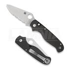 Spyderco ButtonUp Carbon Fiber kääntöveitsi, combo terä