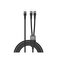 Verbatim USB-C - Dual - 100W - 2m - Black – kuva 1