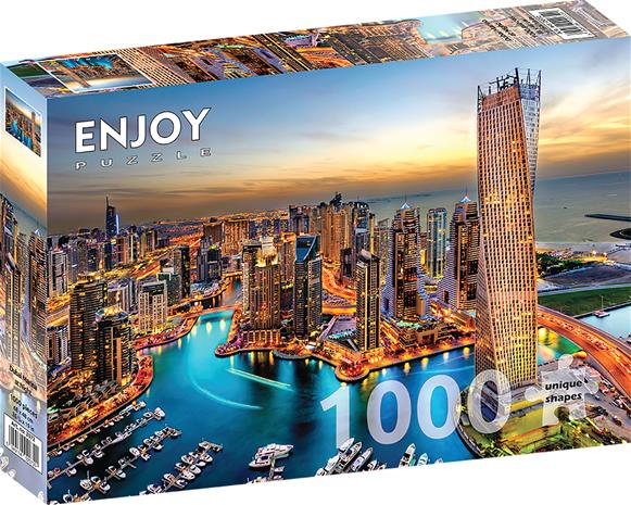 ENJOY Dubai Marina at Night 1000p palapeli – kuva 1/1