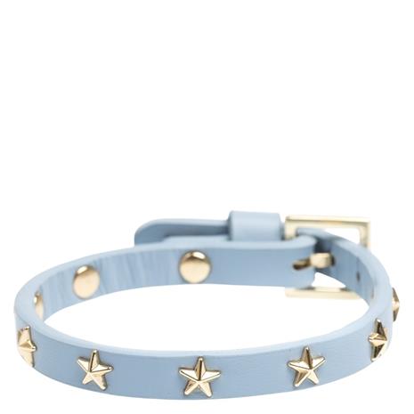 DARK Leather Star Stud Bracelet Mini