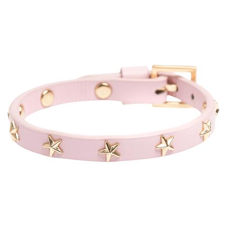 DARK Leather Star Stud Bracelet Mini