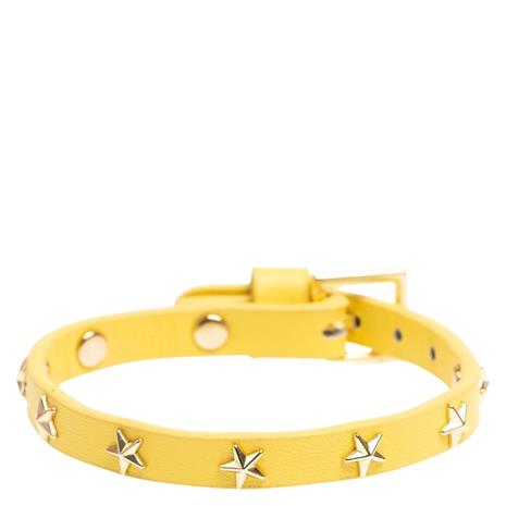DARK Leather Star Stud Bracelet Mini