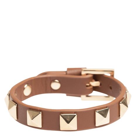 DARK Leather Stud Bracelet