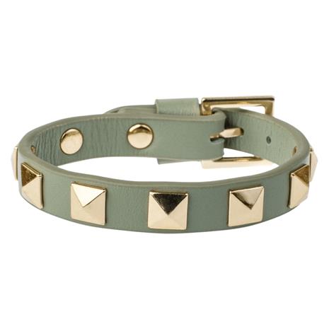 DARK Leather Stud Bracelet