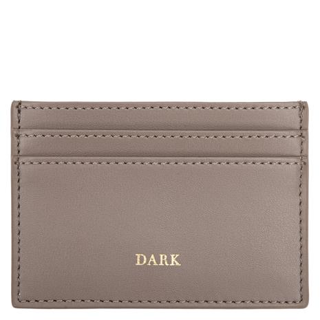 DARK Leather Card Holder Nappa