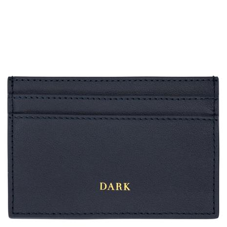 DARK Leather Card Holder Nappa