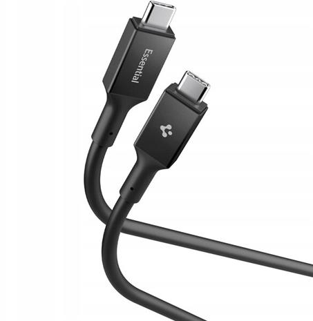 Spigen Essential USB C to USB C 100W Cable black EB10010CC