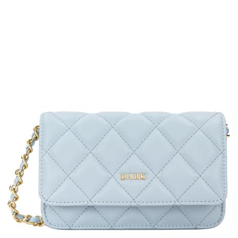 DARK Leather Quilted Mini Bag