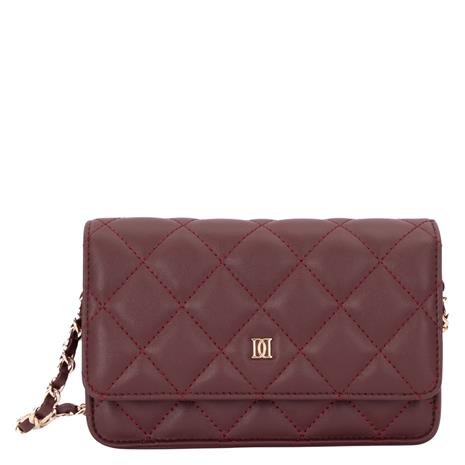 DARK Leather Quilted Mini Bag