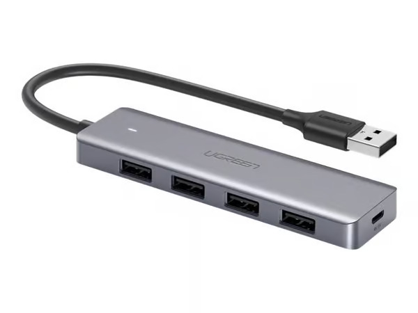 Ugreen 50985 interface hub USB 3.2 Gen 1 (3.1 Gen 1) Type-A 5000 Mbit/s Silver
