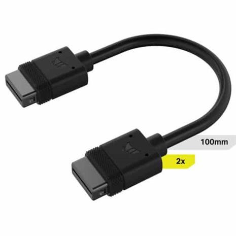 CORSAIR iCUE LINK Cables, 2x 100mm (straight connectors) – kuva 6/6