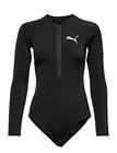 PUMA SWIM Puma Swim Women Long Sleeve Surf Suit 1P - BLACK - XL