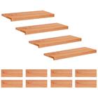 vidaXL Portaiden päällysteet 12 kpl 80 x 30 x 2 cm Lakka