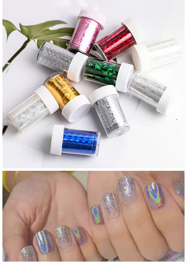 Kynsifolio 10 rullaa MultiColor
