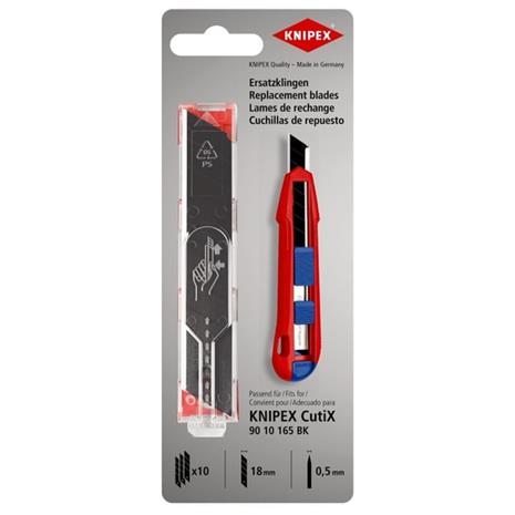 Terä Knipex 9010165E02; 10 kpl.