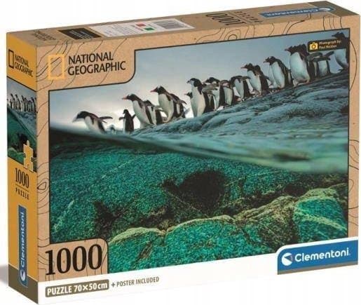 CLEMENTONI puzzle Gentoo Penguins, 1000pcs., 39730
