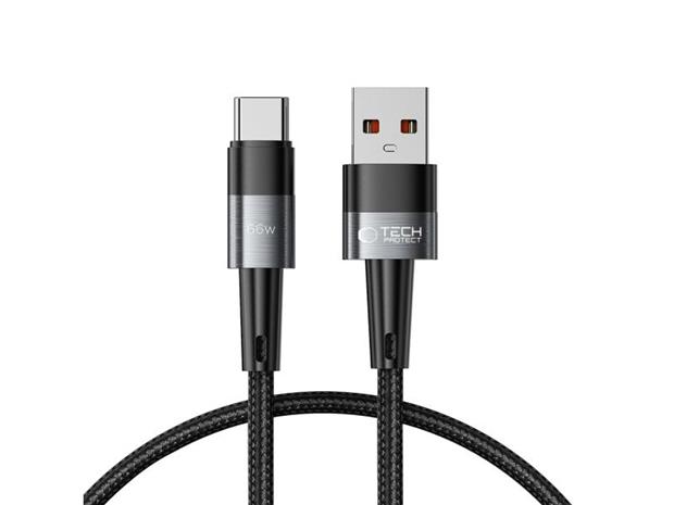 Tech-Protect UltraBoost USB-C / USB-A 66W 6A 0.5m Cable - Grey