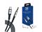 3mk AUX minijack 3.5 mm / USB-C cable - silver – kuva 5
