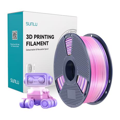 Sunlu PLA+ silkkifilamentti (Rainbow) 03
