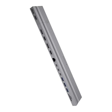 Targus HyperDrive 4K 2 x USB 3.2 Gen 2 (3.1 Gen 2) Type-C Silver