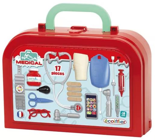 Ecoiffier Luxury Doctor's Case 17 pcs.