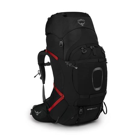 Osprey Aether Plus 70 - Reppu - Musta - S / M