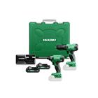 HiKOKI Akkukonesarja KC18DAWCZ 18V 2x2,0Ah, DV18DA + WH18DA