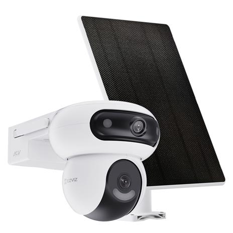 Ezviz HB90 kaksoiskamerasarja 4MP+4MP f2.8 4G IR 35m IP65 langaton PTZ-kamera valkoinen + 8W aurinkopaneeli – kuva 4/6