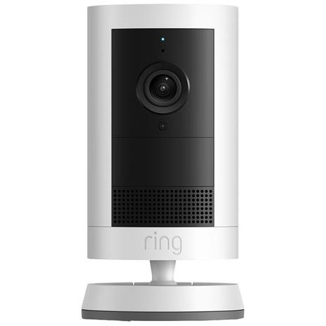 Ring Outdoor Cam Plus Battery Security Camera White