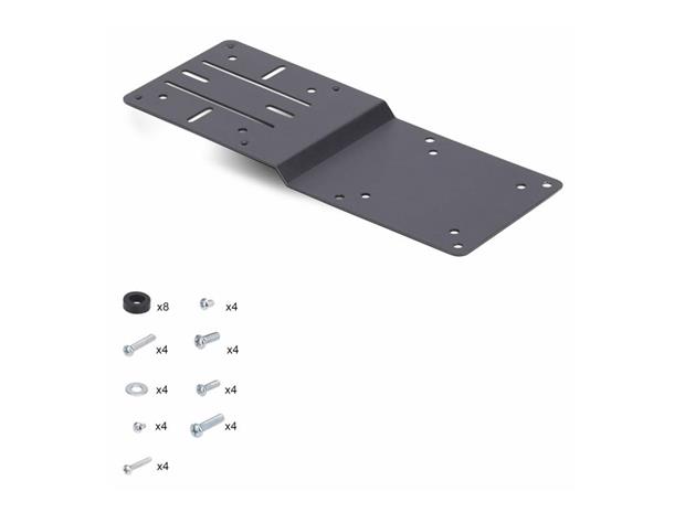 StarTech.com VESA Mounting Bracket for NUC/Thin Clients/Docking Stations mounting component - for thin client - black 100 x 100 mm