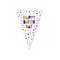 Globos Happy Birthday Bunting - 10m – kuva 1