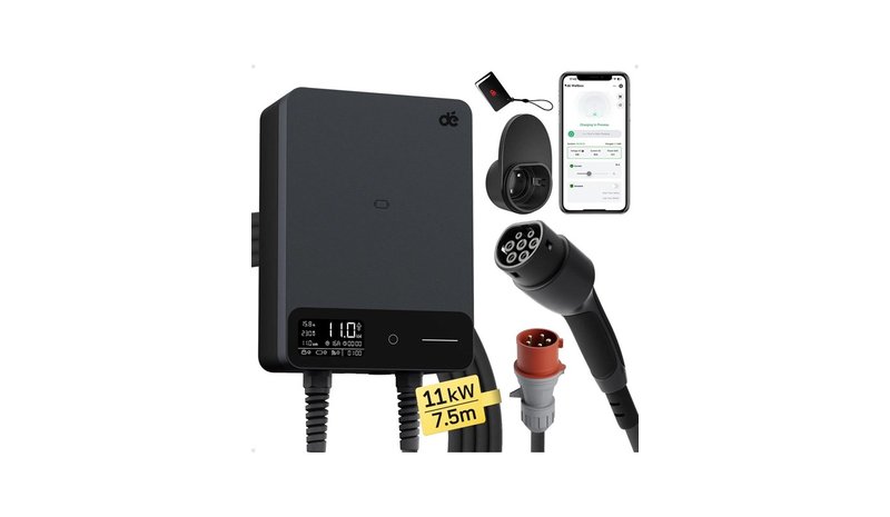 dé 11kW Wallbox with 7.5m cable (APP VERSION) – kuva 1/1