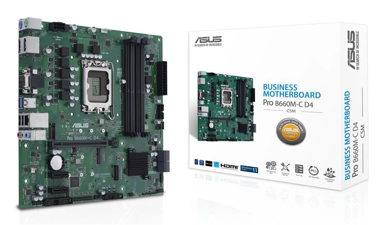ASUS PRO B660M-C D4-CSM Intel B660 LGA 1700 micro ATX – kuva 2/2