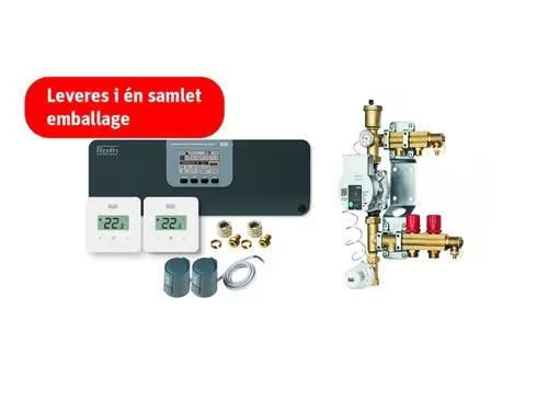 Roth Touchline SL complete wireless heating package, 2 rooms