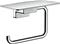 Hansgrohe addstoris roll holder with shelf chrome – kuva 5