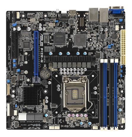 ASUS P12R-M Emolevy - Intel C252 - Intel LGA1200 socket - DDR4 RAM - Micro-ATX – kuva 3/3