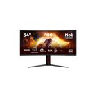 34" AOC G4 CU34G4ZCA computer monitor 86.4 cm (34") 3440 x 1440 pixels Black Red