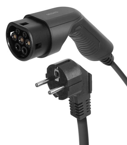 Deltaco E-Charge cable Mode2 Schuko - type 2 10A 1.5+4M