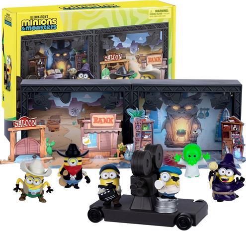 Minions & Monster 5 cm Stage Set Studio Lot 6 pack